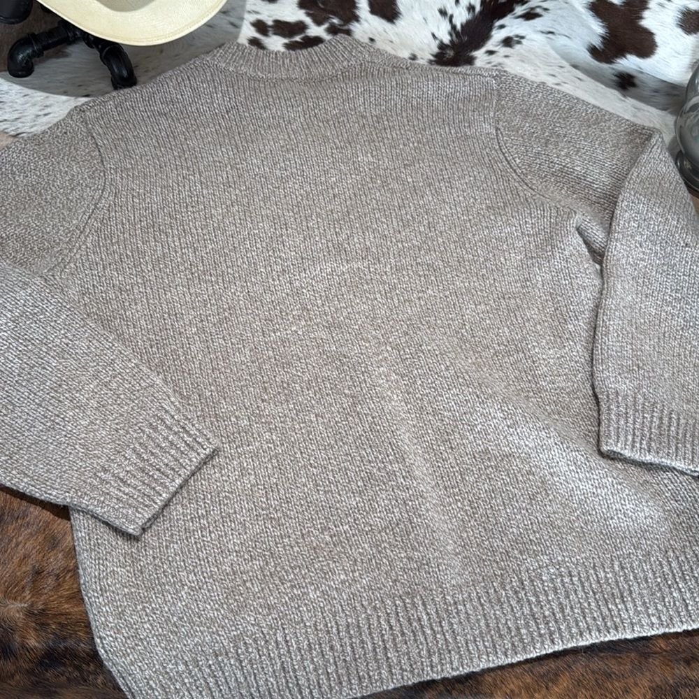L.L.Bean Fisherman Core Henley‎ vintage wool sweater - Picture 6 of 6